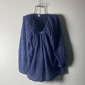 Aerie Navy Women's Blouse